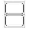 Sealing Matrix for Manual Sealer - 2 Compartments 178 x 113 mm - Hendi