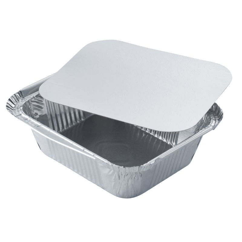 Aluminijasta posodica s pokrovom "Combi Pack" - 1500 ml - paket 100 Aluminijasta posodica s pokrovom "Combi Pack" - 1500 ml - paket 100