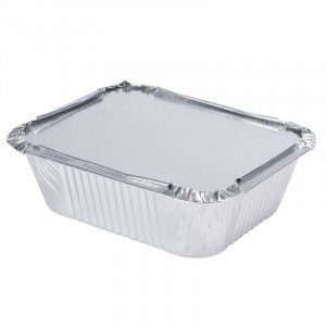 Aluminijasta posodica s pokrovom "Combi Pack" - 1500 ml - paket 100