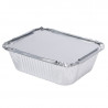 Aluminijasta posodica s pokrovom "Combi Pack" - 1500 ml - paket 100