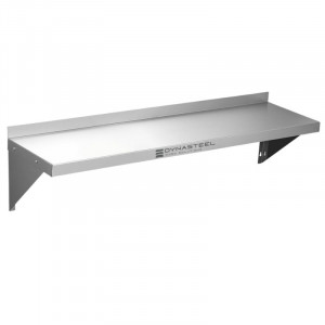 Stenska polica iz nerjavečega jekla 1200x300mm Dynasteel - Kakovost Pro