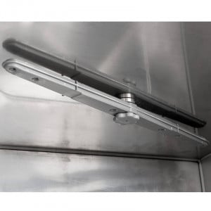 Professional Glass Washer with Rinse Aid Dispenser and Detergent - 35 x 35 cm