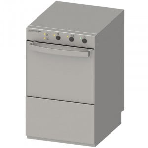 Professional Glass Washer with Rinse Aid Dispenser and Detergent - 35 x 35 cm