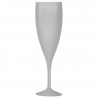 Flûte à Champagne Réutilisable en PP Givré 130 ml - Lot de 100