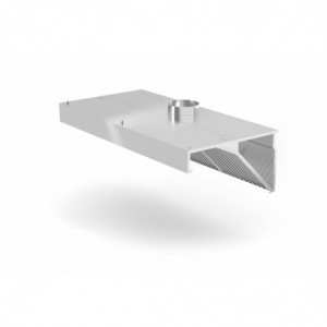 Wall-Mounted Range Hood - L 1000 x 700 mm - HENDI