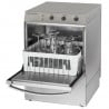 Professional Glass Washer with Rinse Aid Dispenser and Detergent - 35 x 35 cm
