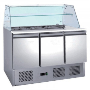 Saladette Hladilnik 3 Vrata - 368 L - Dynasteel