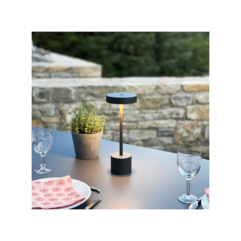 Touch Aluminium Table Lamp - Roby Rock - Lumisky Touch Aluminium Table Lamp - Roby Rock - Lumisky