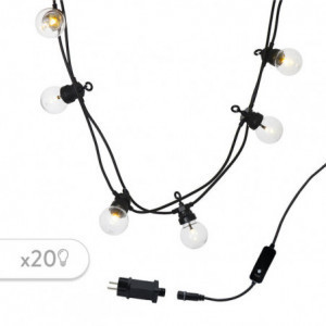 Svetlobna girlanda Guinguette Transparente - Party Clear - Lumisky