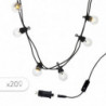 Svetlobna girlanda Guinguette Transparente - Party Clear - Lumisky