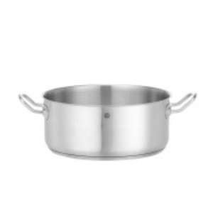 Faitout en Inox sans Couvercle - Kitchen Line - 7,3 L - ø 280 mm - Hendi
