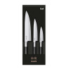 Set treh nožev Wasabi Black - Profesionalno rezanjeNoži Kai Wasabi Black - Japonska natančnost