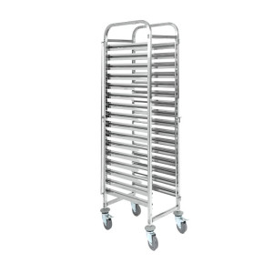 Pekač iz nerjavečega jekla s 16 nivoji - 600 x 400 mm - Dynasteel