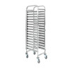 Pekač iz nerjavečega jekla s 16 nivoji - 600 x 400 mm - Dynasteel