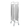 Pekač iz nerjavečega jekla s 16 nivoji - 600 x 400 mm - Dynasteel