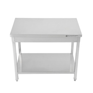 Inox miza s polico - P 600 mm - L 1000 mm - Dynasteel