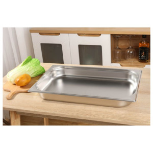 Bak Gastro GN 1/1 Nerjaveče jeklo - Globina 65 mm - 9 L Dynasteel: Profesionalna kakovost