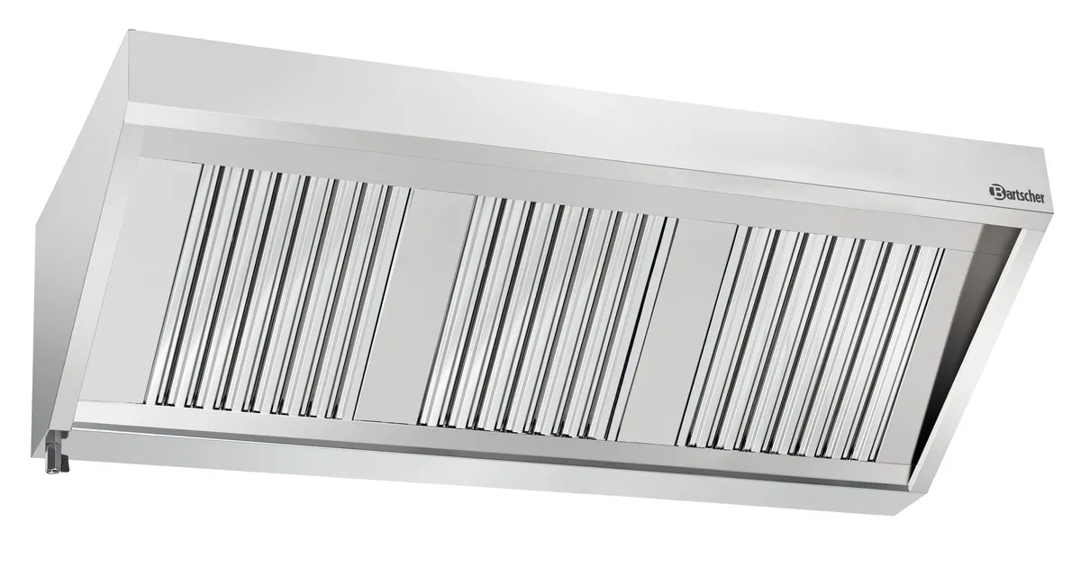 Stenska napa z motorjem in osvetlitvijo - L 1600 x G 700 mm