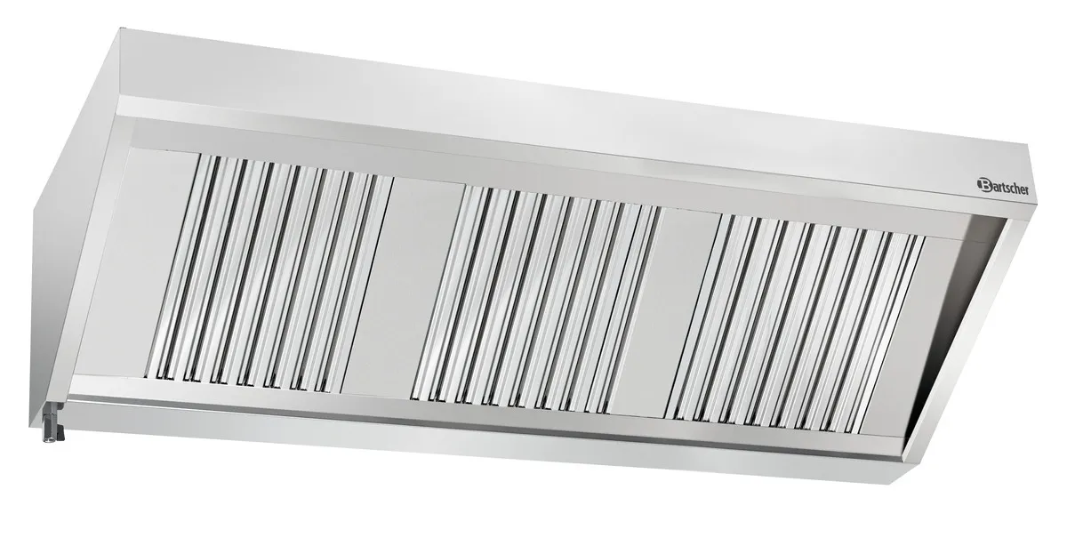 Stenska napa z motorjem in osvetlitvijo - L 1700 x P 700 mm