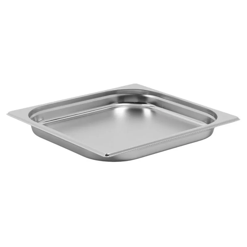 Gastro Posoda GN 2/3 iz Nerjavečega Jekla 355 x 325 x 40 mm, Prostornina 3 L, Primerna za Pomivalni Stroj, Profesionalno Kuhinjo