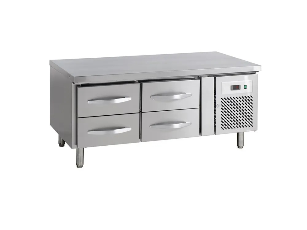 Pozitivna hladilna miza GN 1/1 - 170 L - 4 predali