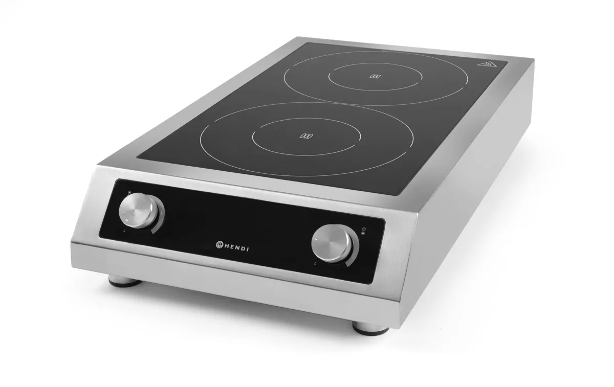 Dvojna indukcijska kuhalna plošča - 7000 W - obnovljena