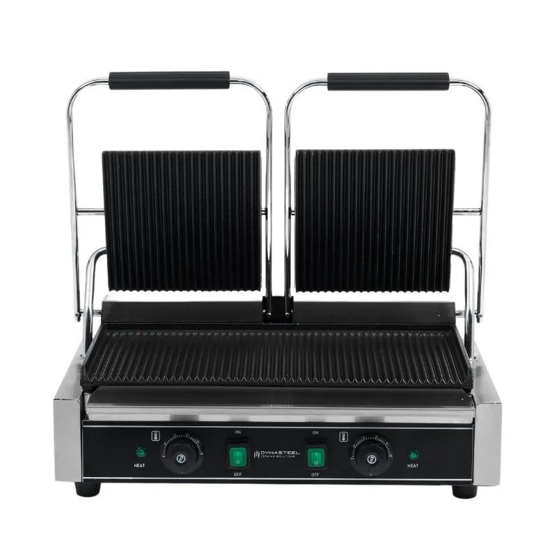 Grill Panini Double - Rebraste Plošče