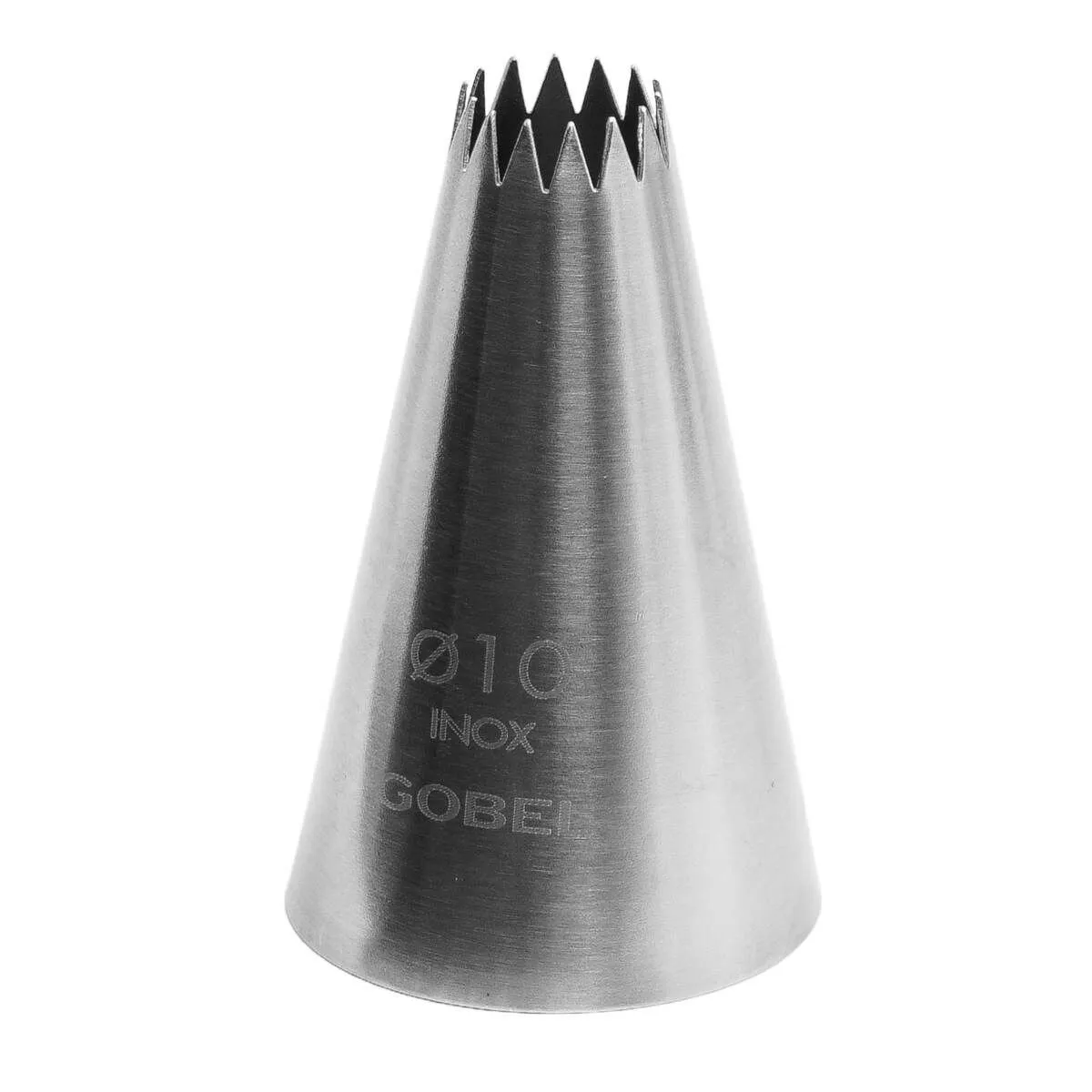 Inox nastavek za male kolačke s 14 zobmi - ⌀ 10 mm