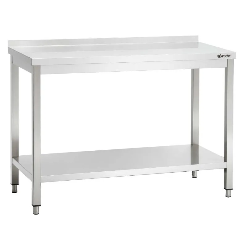 Inox miza z naslonom - L 2000 x P 700 mm