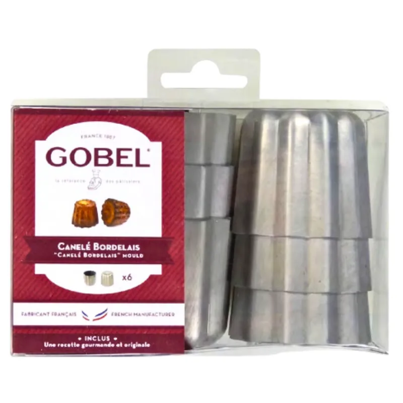 Pekač za bordelajske canelé iz aluminija s premazom proti prijemanju