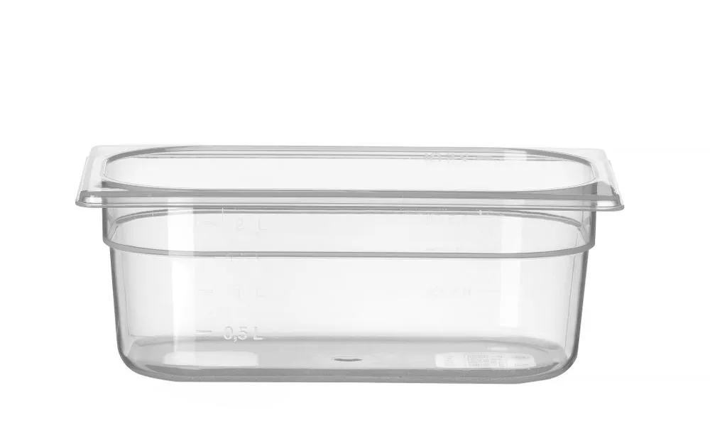 Bak Gastro GN 1/4 iz polipropilena - Globina 100 mm - 2,8 L