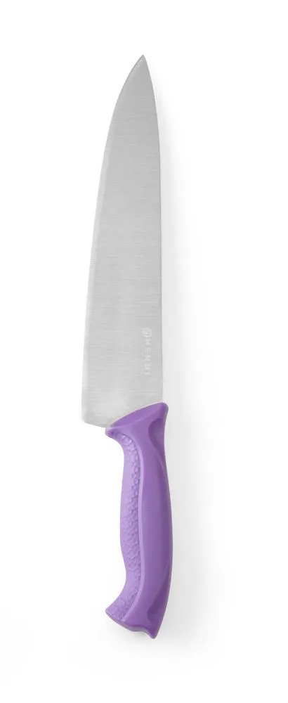 Šefov nož z vijoličnim ročajem - rezilo 24 cm