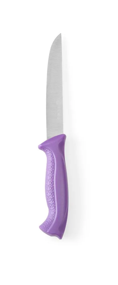 Nož za rezanje z vijoličnim ročajem - rezilo 15 cm