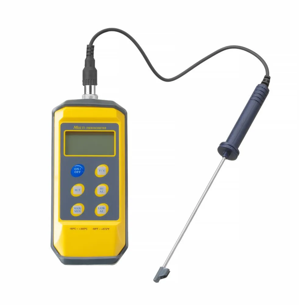 Termometer odporen na udarce s sondo