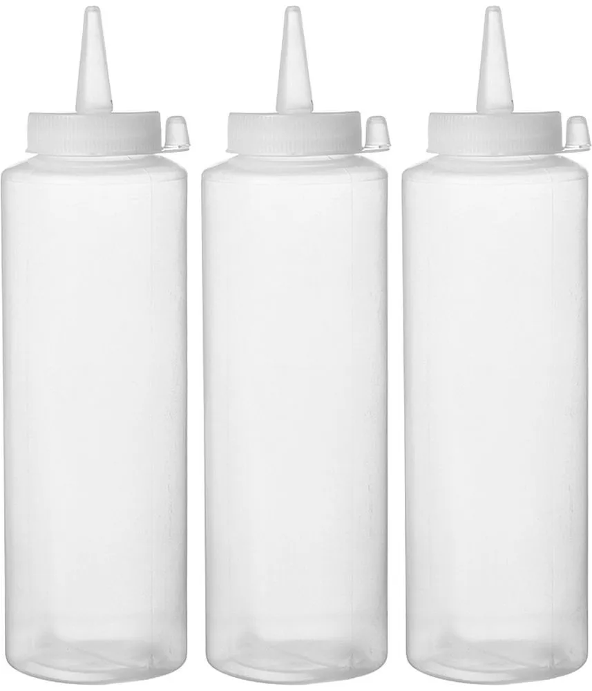 Prozoren razpršilnik steklenic - 0,7 L - Komplet 3