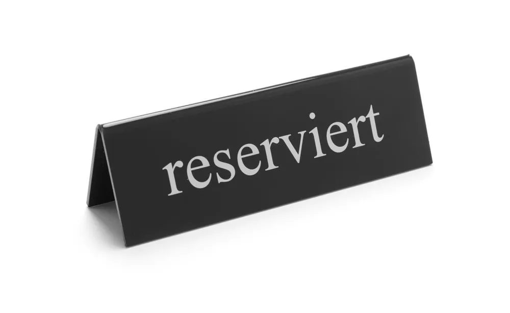 Miza rezervirana
