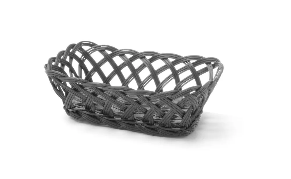 Pletena pravokotna košara - 225 x 150 mm