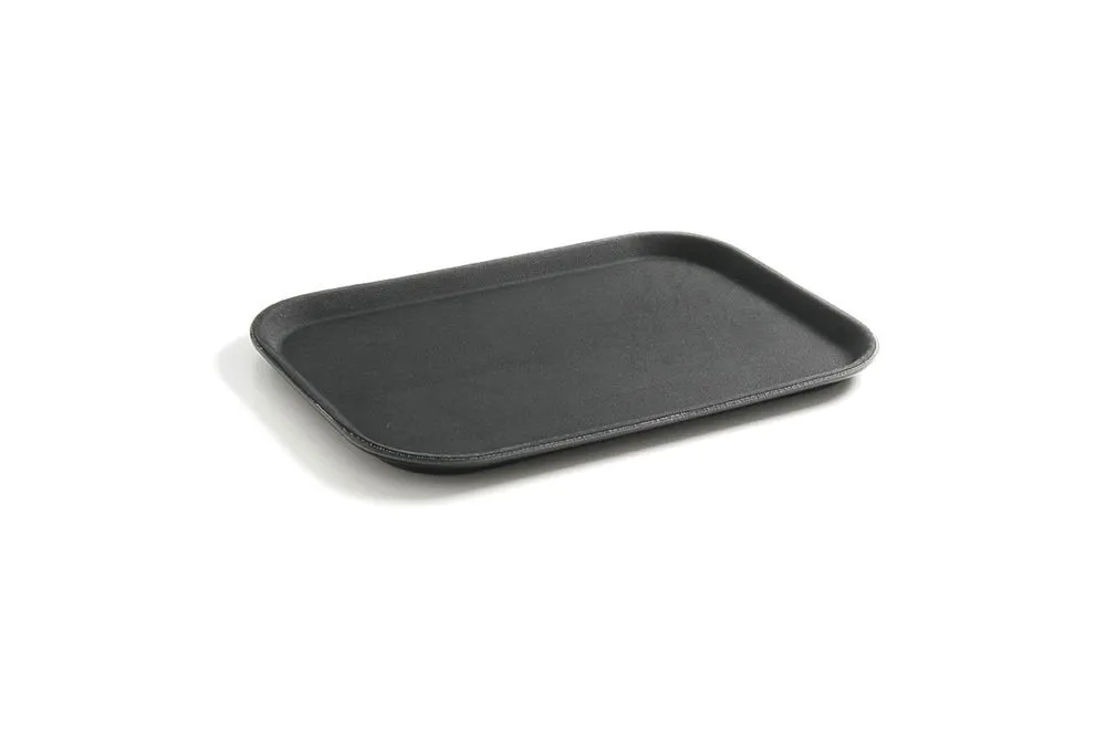 Pravokotni pladenj iz polipropilena - črna - 530 x 325 mm