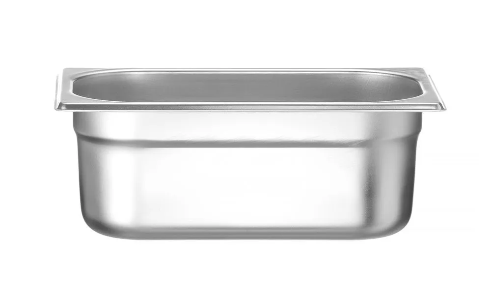 Bak gastro GN 1/4 nerjaveče jeklo - Globina 100 mm - 2,8 L
