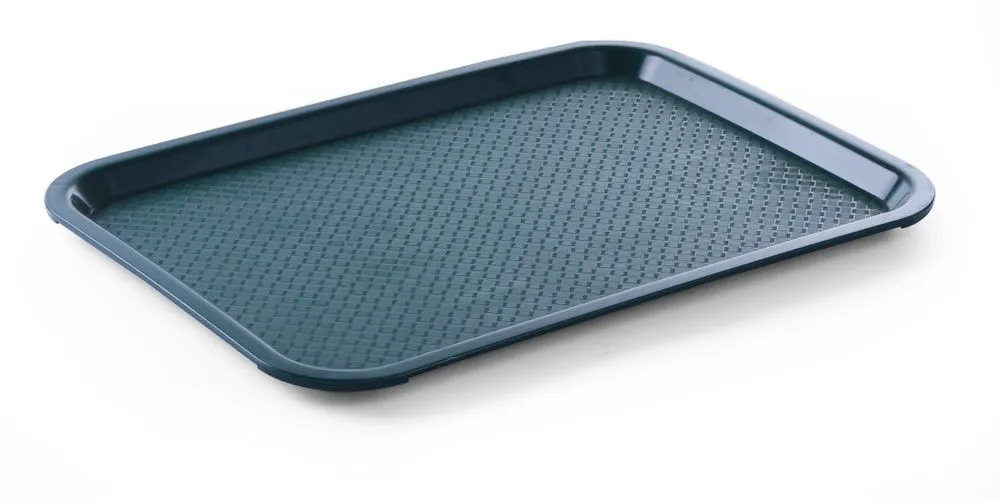 Pravokotni pladenj za hitro prehrano zelen - 415 x 305 mm
