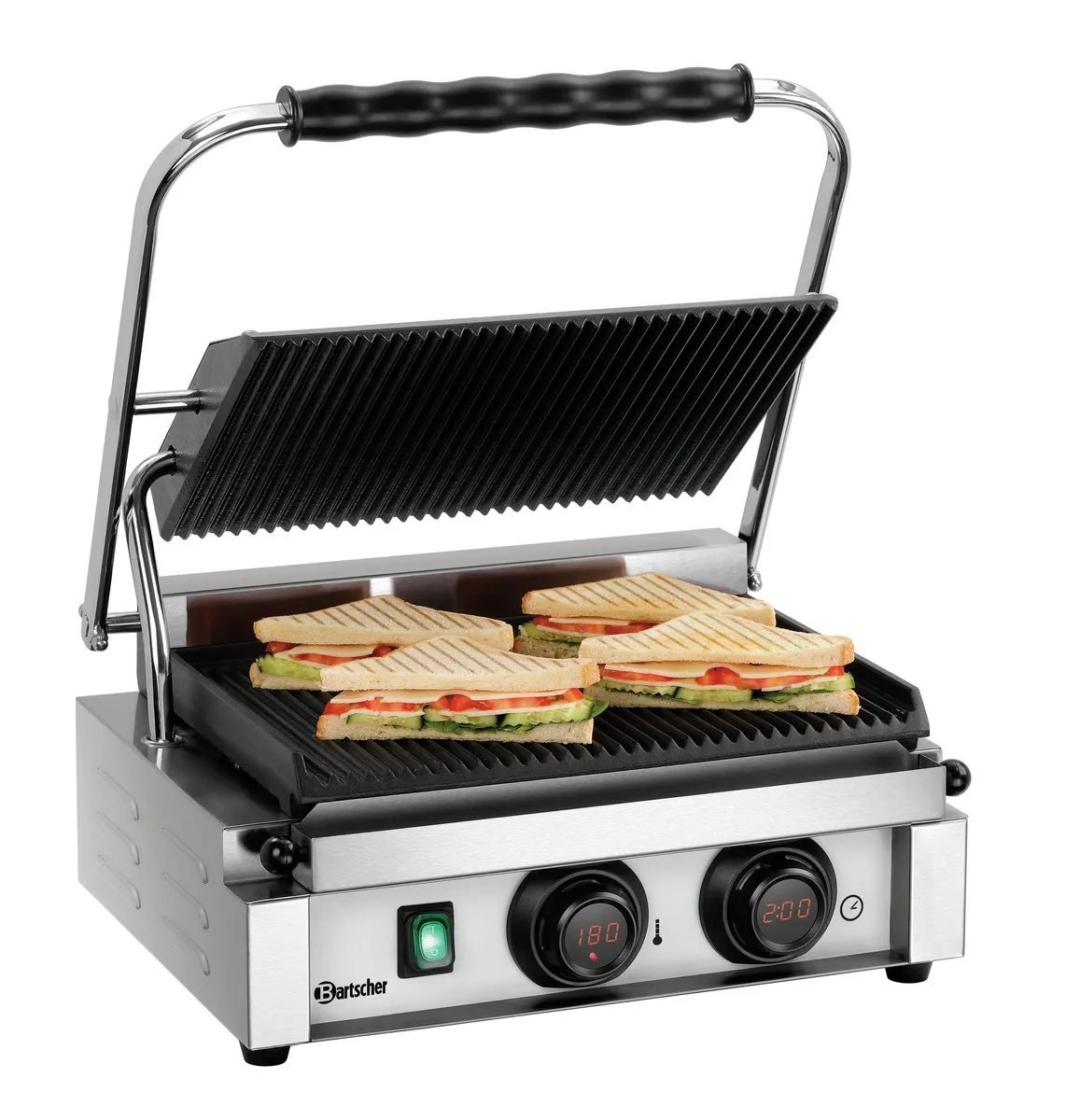 Grill Panini de Contact - Plošče z žlebovi