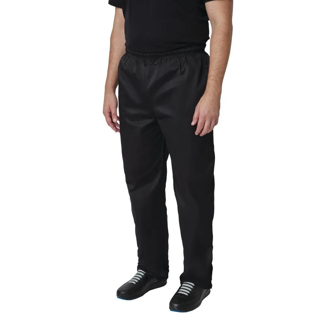Hlače za kuhinjo unisex črne barve Vegas - velikost L