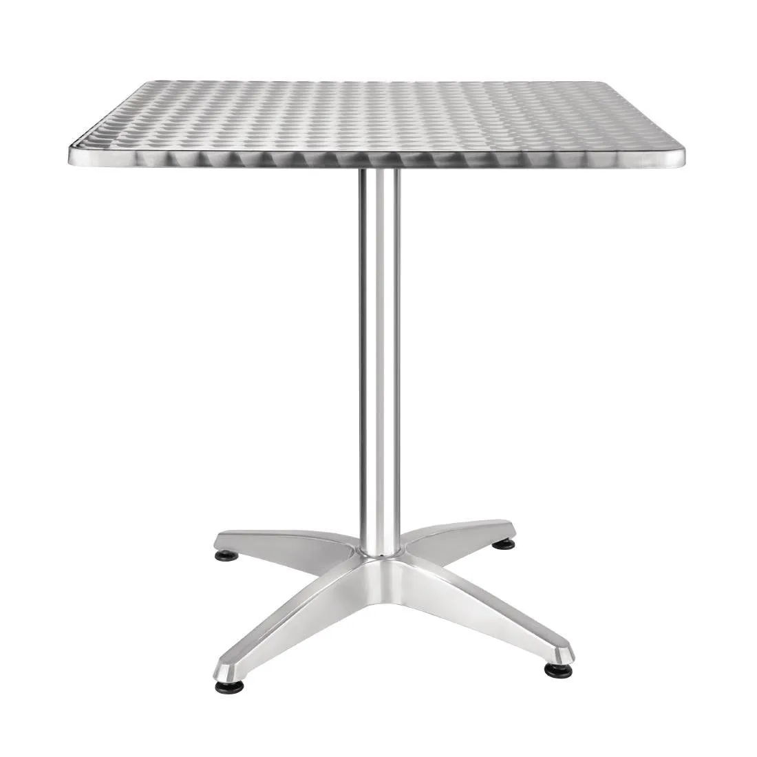 Kvadratna bistro miza iz inoxa - 700 x 700 mm