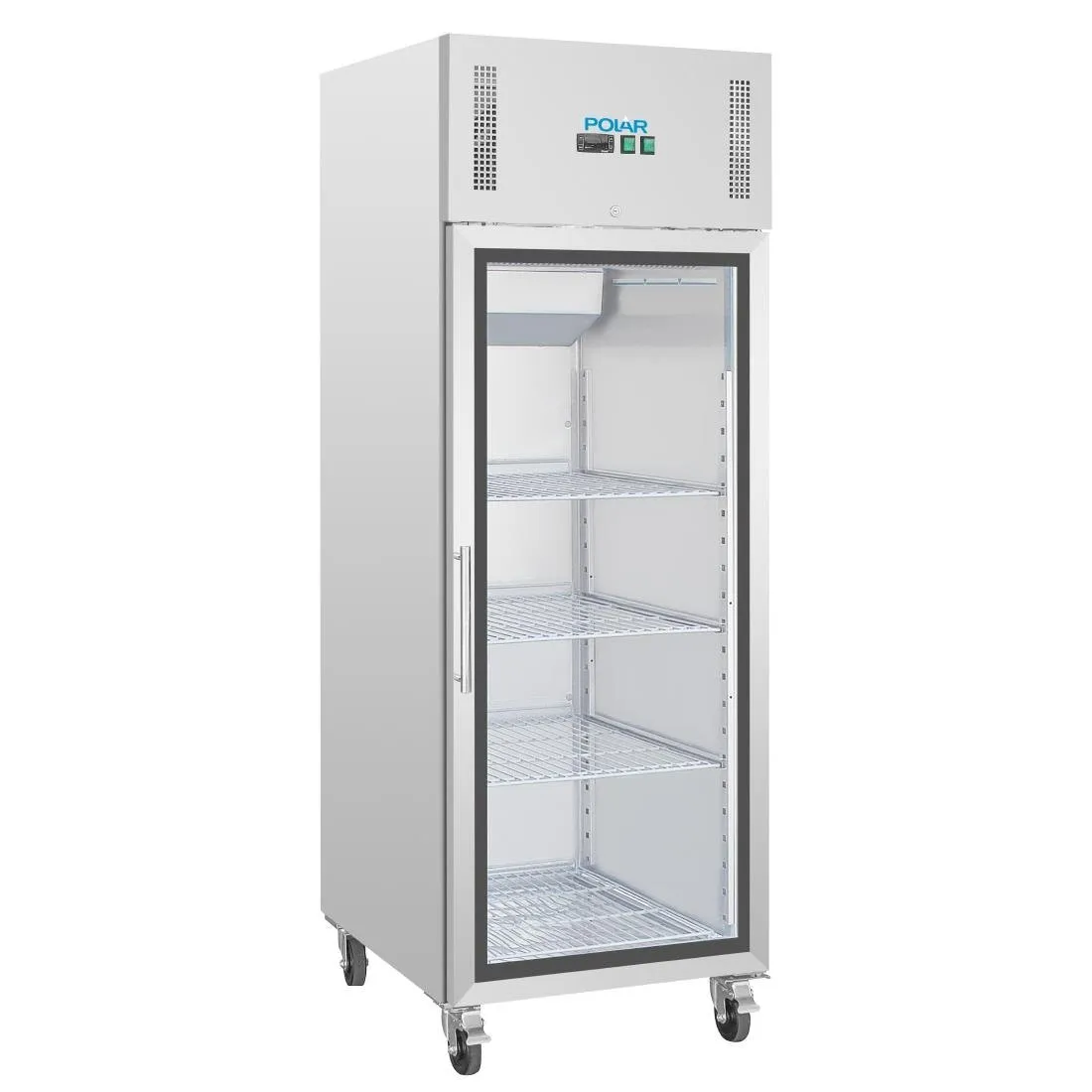 Hladilna vitrina pozitivna enostavna GN 2/1 serija G - 600 L