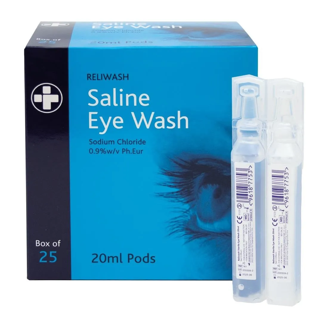 Sterilne solne očesne kapljice 20 ml - paket 25