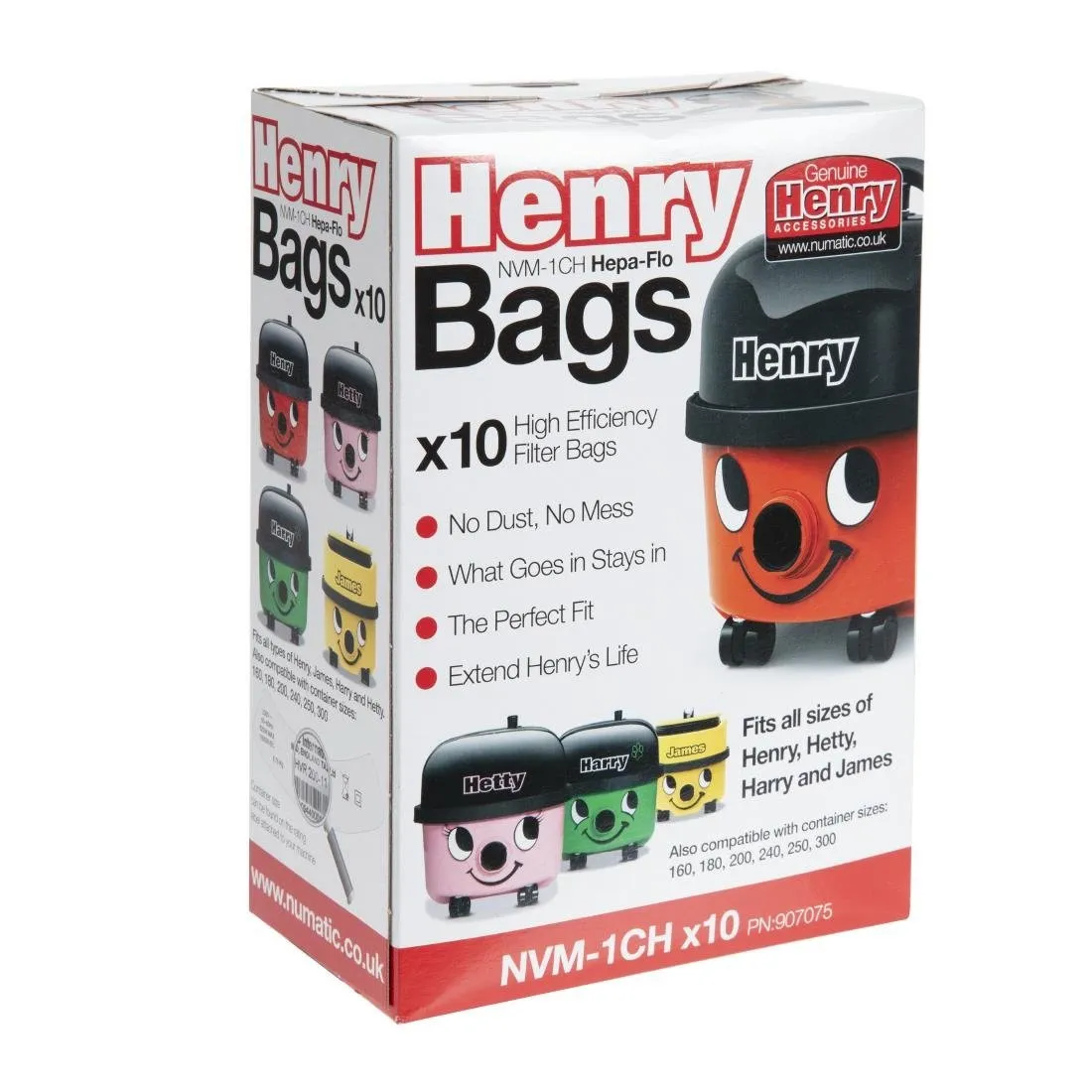 Vrečke za sesalnik Henry - paket 10