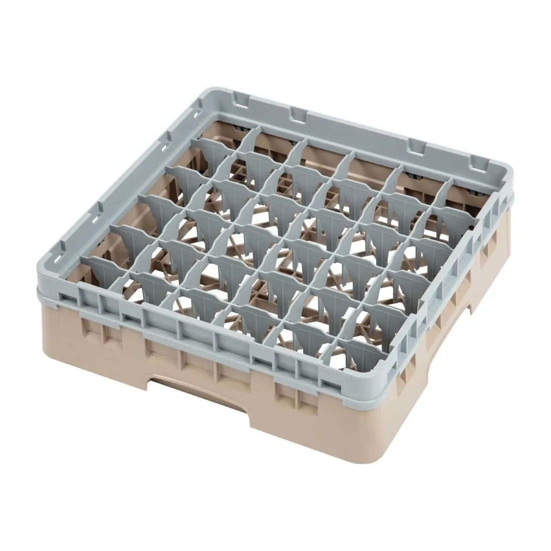 Omarica za kozarce s 36 predelki Camrack bež - Š 500 x G 500 mm