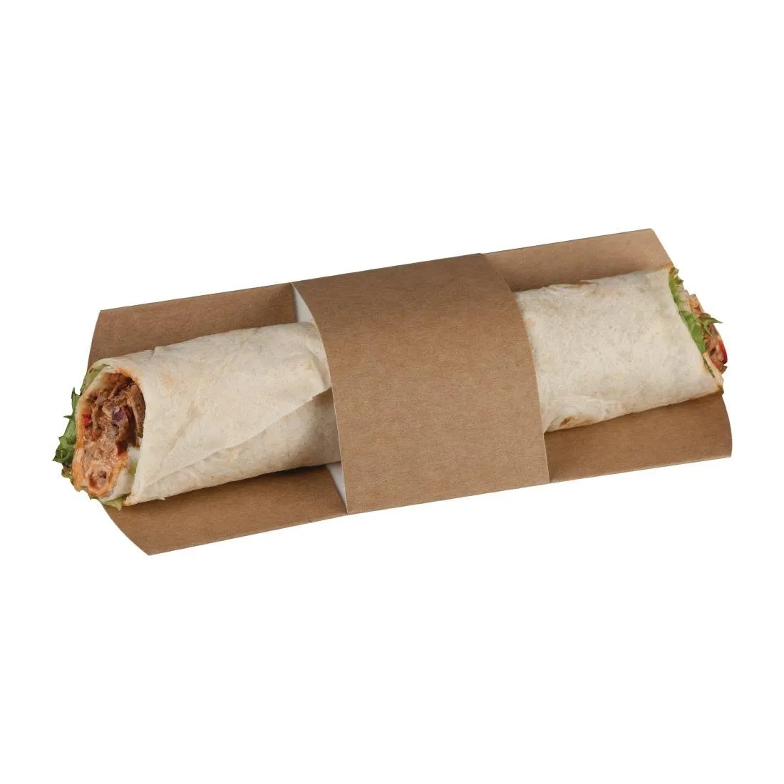 Etui za kompostabilne tortilje Kraft - paket 1000