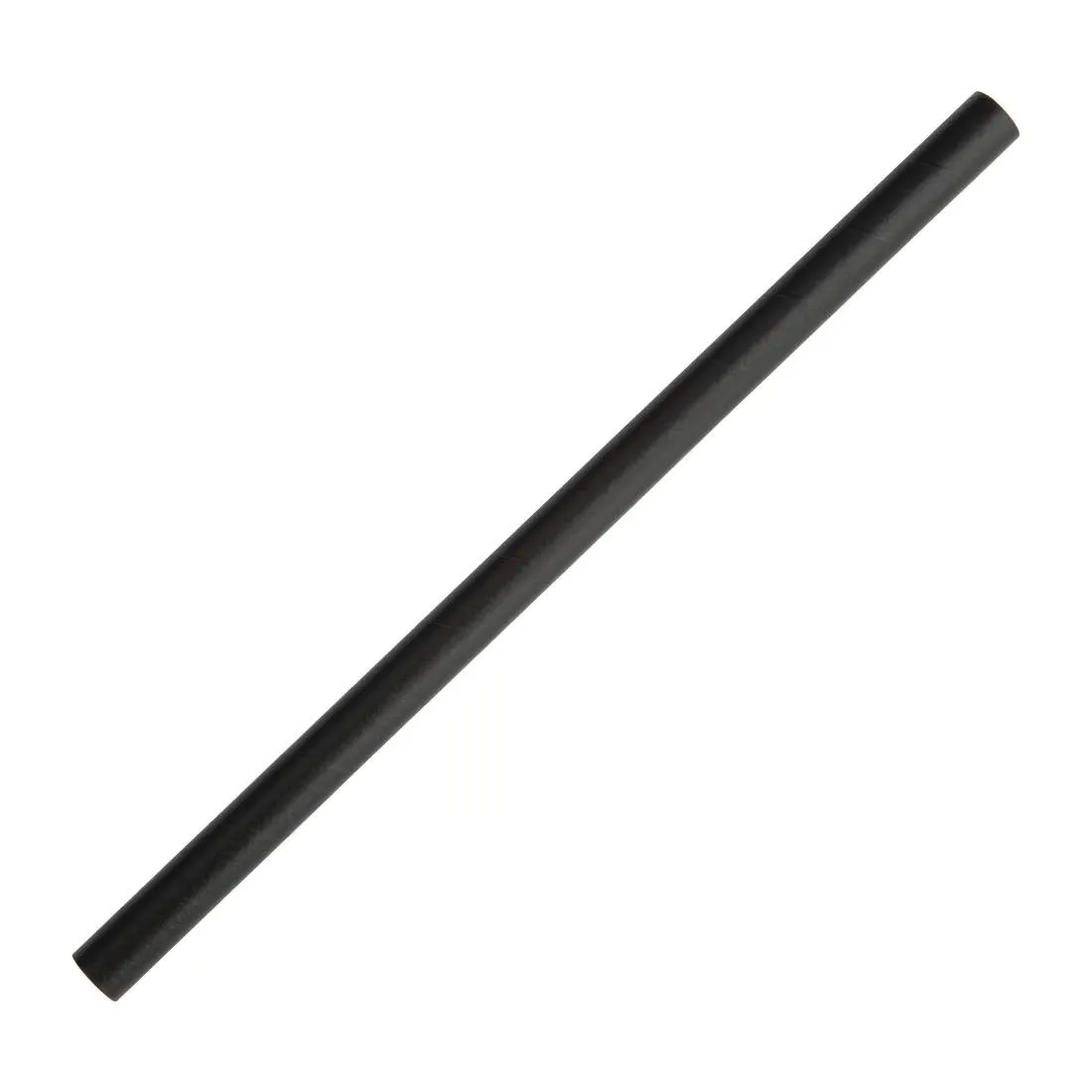 Slamice za smoothie iz papirja - črne - dolžina 210 mm - paket 250