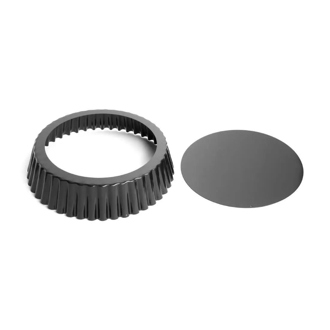 Globoko rebrast nelepljiv model za quiche - Ø 250mm